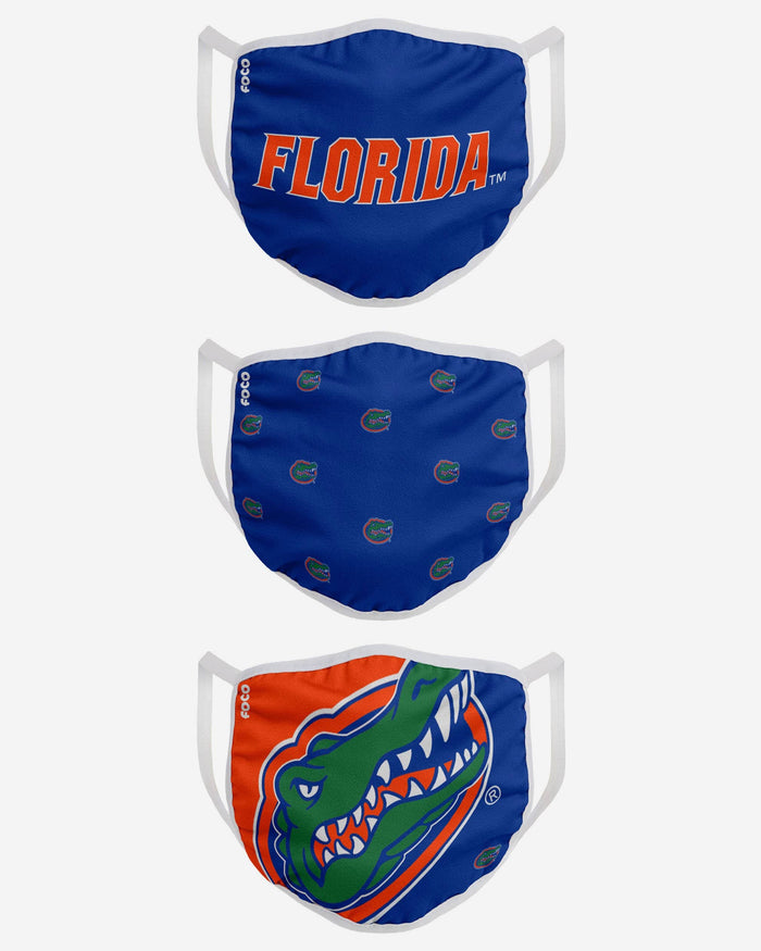 Florida Gators 3 Pack Face Cover FOCO - FOCO.com