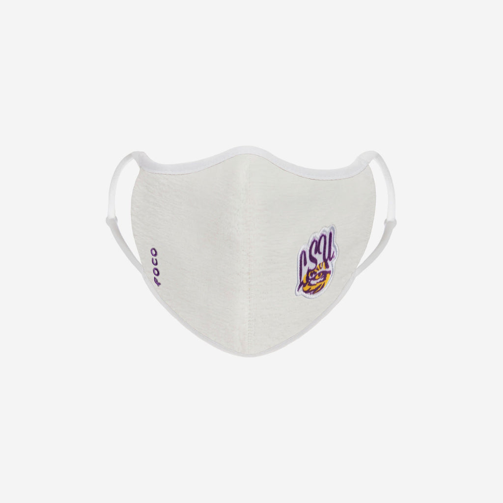 LSU Tigers Sherpa Adjustable Face Cover FOCO - FOCO.com