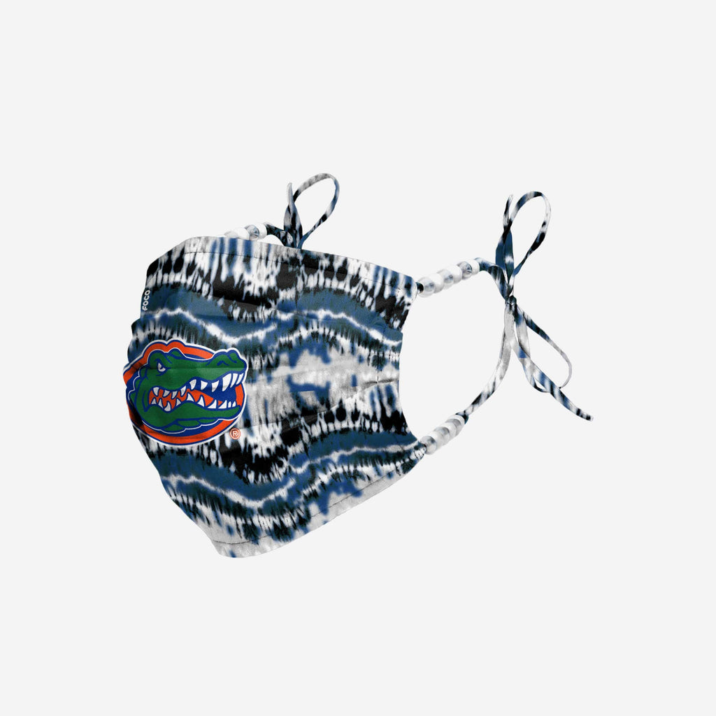 Florida Gators Tie-Dye Beaded Tie-Back Face Cover FOCO - FOCO.com