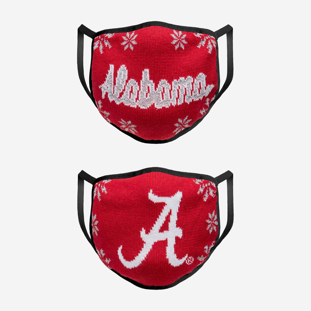 Alabama Crimson Tide Womens Knit 2 Pack Face Cover FOCO - FOCO.com