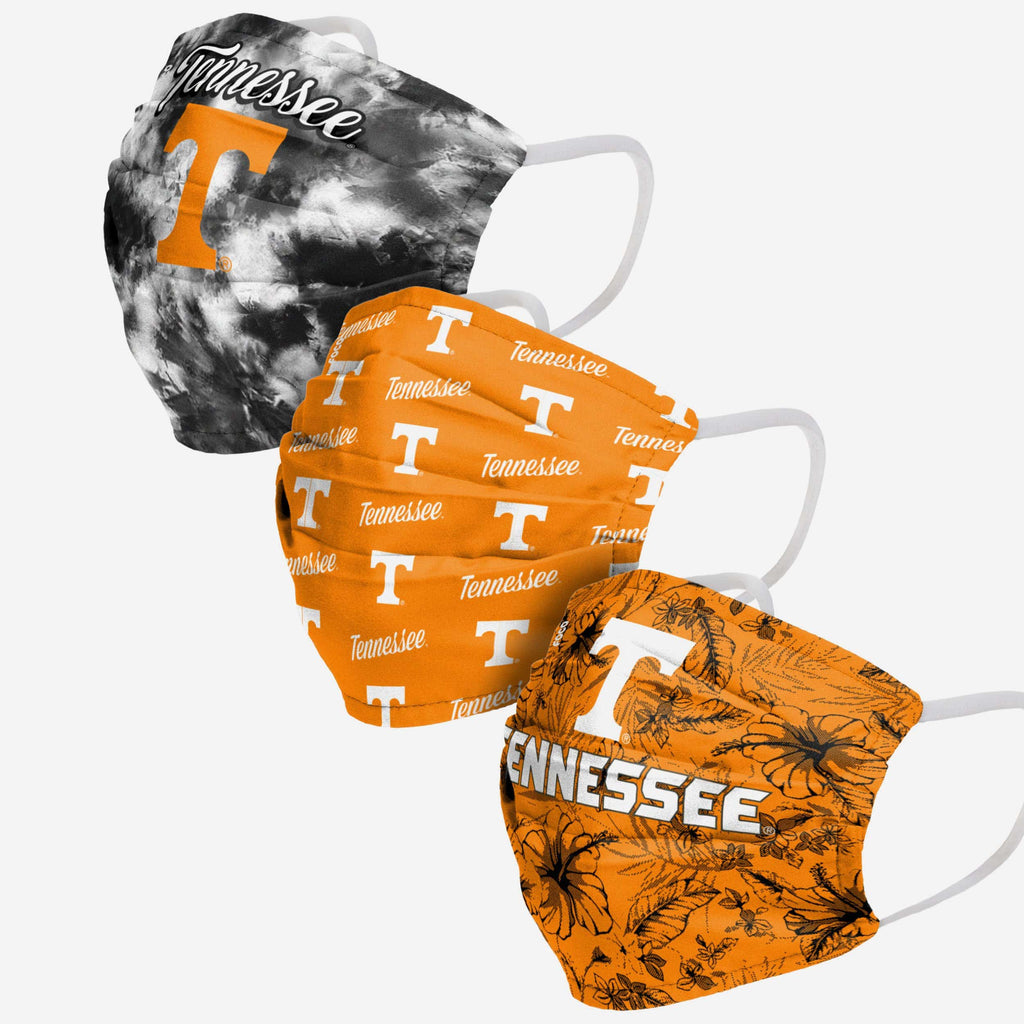 Tennessee Volunteers Womens Matchday 3 Pack Face Cover FOCO - FOCO.com