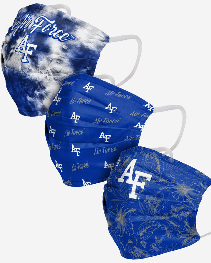 Air Force Falcons Womens Matchday 3 Pack Face Cover FOCO - FOCO.com