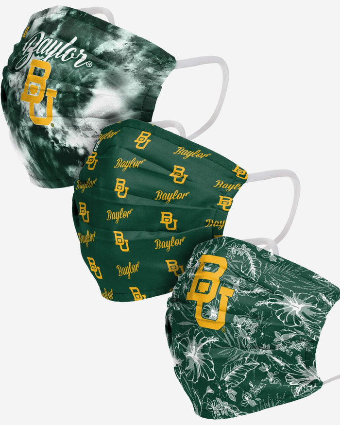 Baylor Bears Womens Matchday 3 Pack Face Cover FOCO - FOCO.com