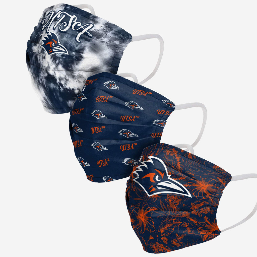 UTSA Roadrunners Womens Matchday 3 Pack Face Cover FOCO - FOCO.com