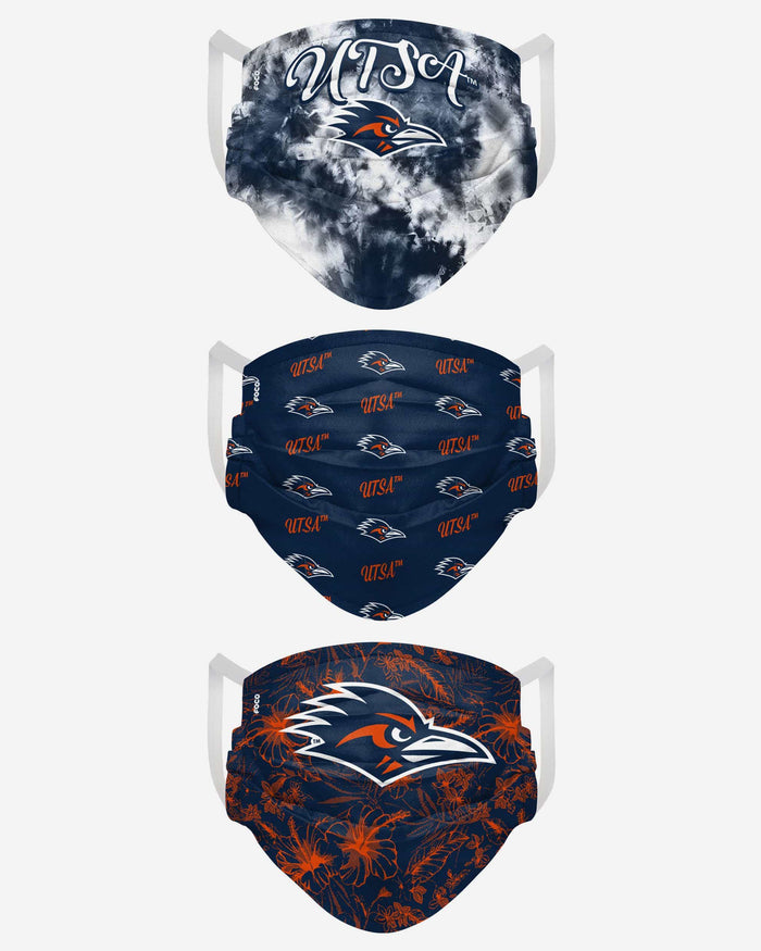 UTSA Roadrunners Womens Matchday 3 Pack Face Cover FOCO - FOCO.com