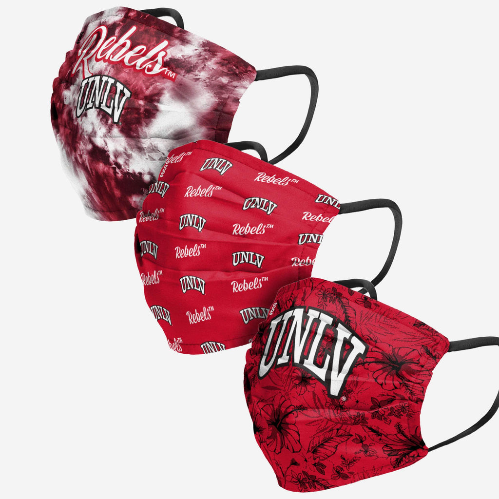 UNLV Rebels Womens Matchday 3 Pack Face Cover FOCO - FOCO.com