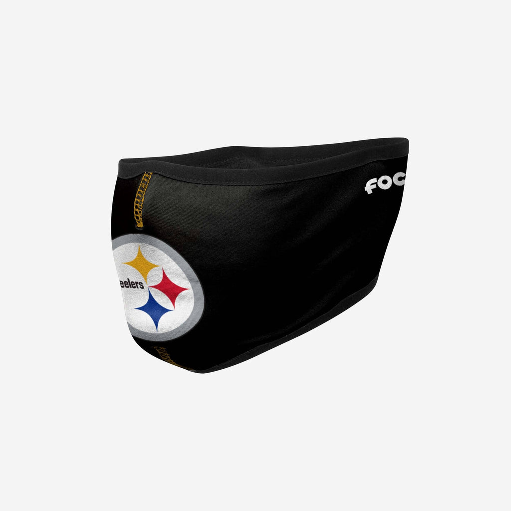 Pittsburgh Steelers Big Logo Earband Face Cover FOCO - FOCO.com