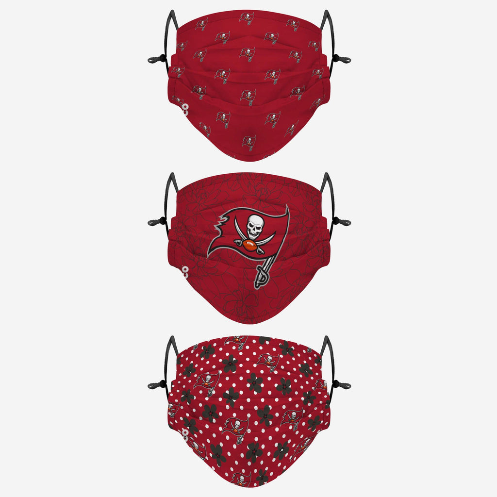 Tampa Bay Buccaneers Gameday Gardener 3 Pack Face Cover FOCO - FOCO.com