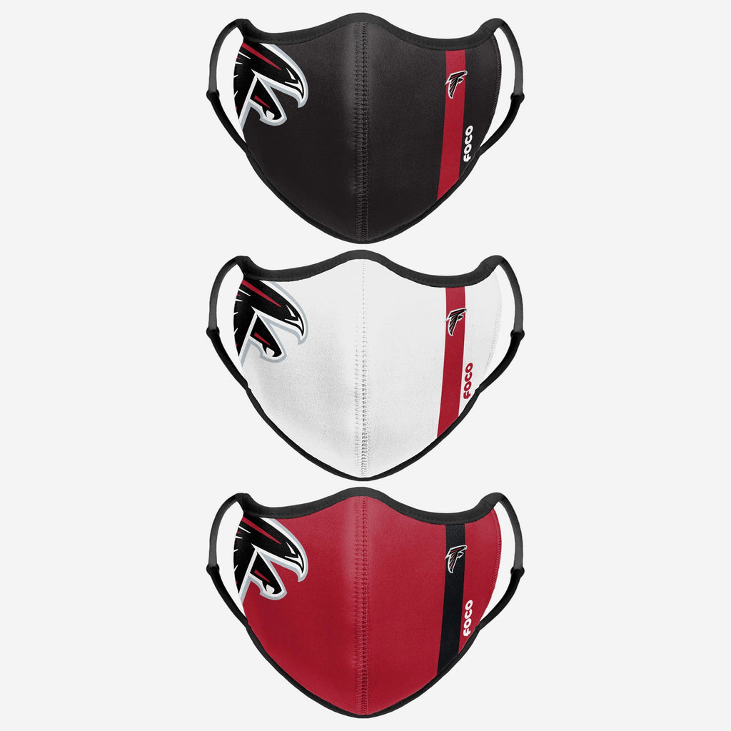 Atlanta Falcons Sport 3 Pack Face Cover FOCO - FOCO.com