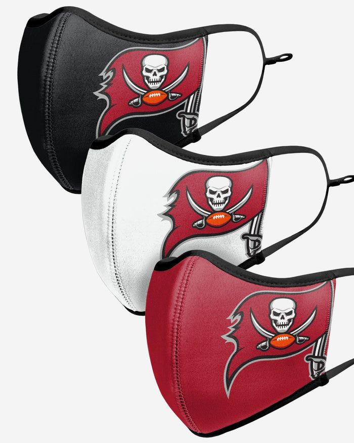 Tampa Bay Buccaneers Sport 3 Pack Face Cover FOCO - FOCO.com