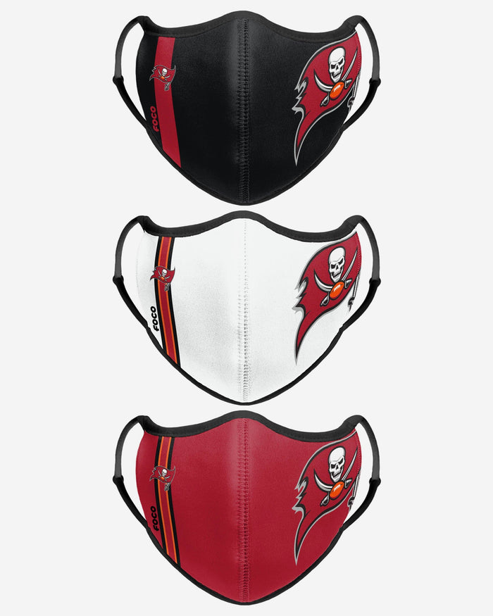 Tampa Bay Buccaneers Sport 3 Pack Face Cover FOCO - FOCO.com