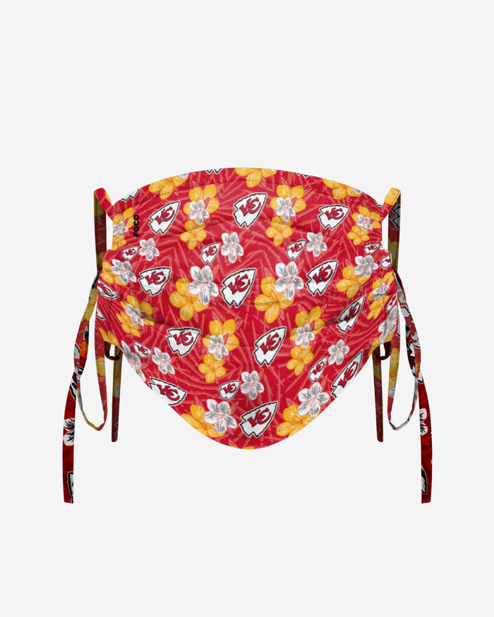 Kansas City Chiefs Hibiscus Tie-Back Face Cover FOCO - FOCO.com