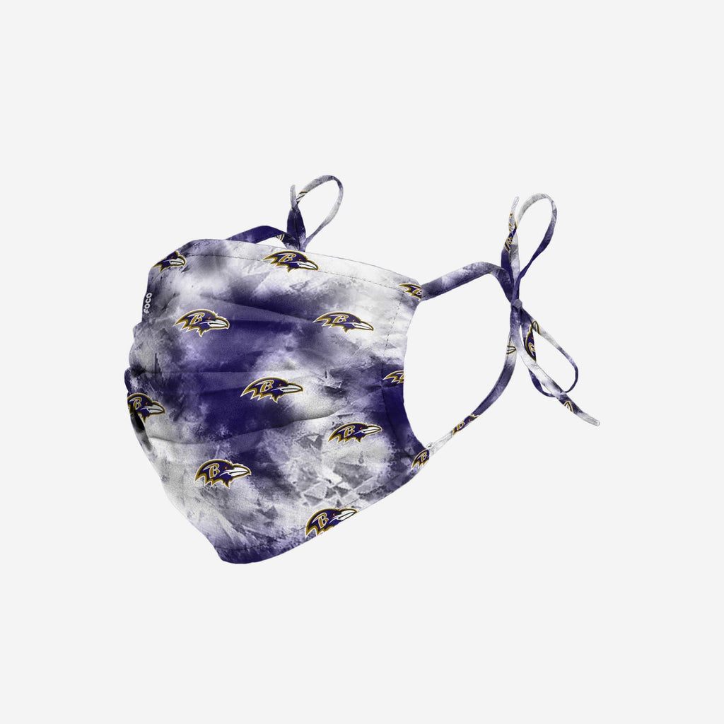 Baltimore Ravens Tie-Dye Tie-Back Face Cover FOCO - FOCO.com