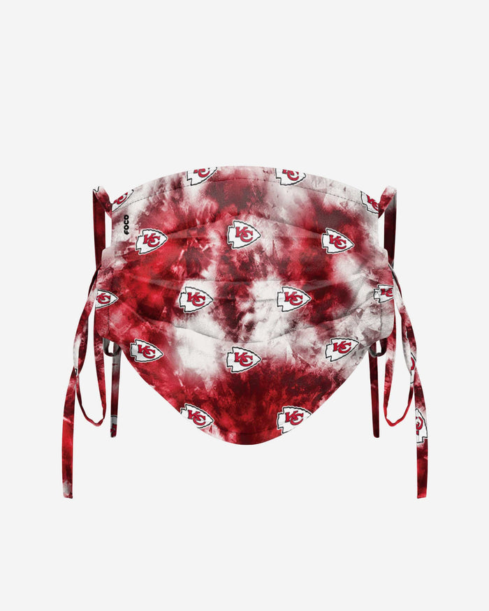 Kansas City Chiefs Tie-Dye Tie-Back Face Cover FOCO - FOCO.com