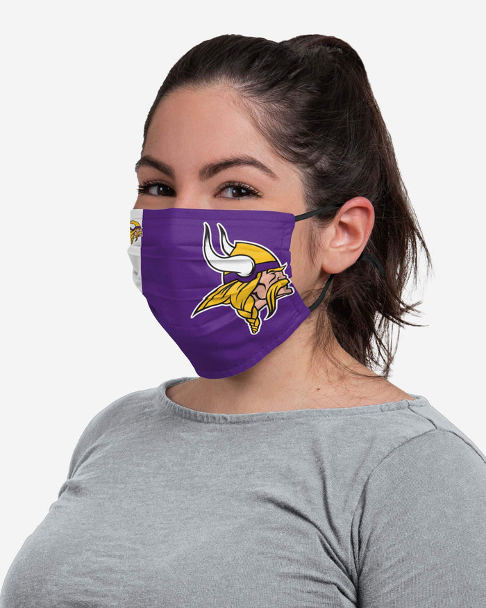Minnesota Vikings On-Field Sideline Logo Face Cover FOCO - FOCO.com