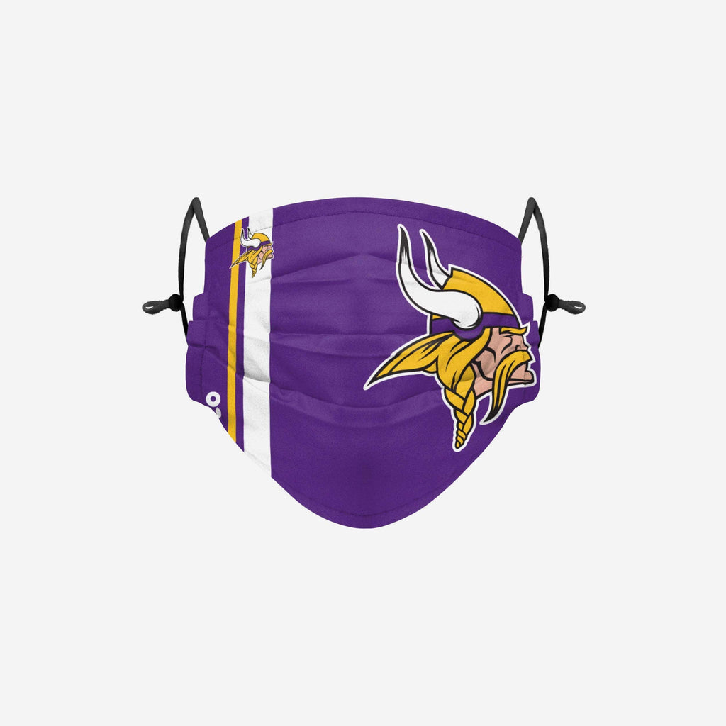 Minnesota Vikings On-Field Sideline Logo Face Cover FOCO Adult - FOCO.com