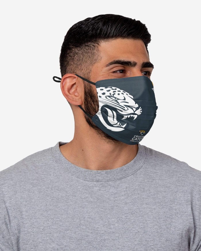 Jacksonville Jaguars Crucial Catch Adjustable Face Cover FOCO - FOCO.com