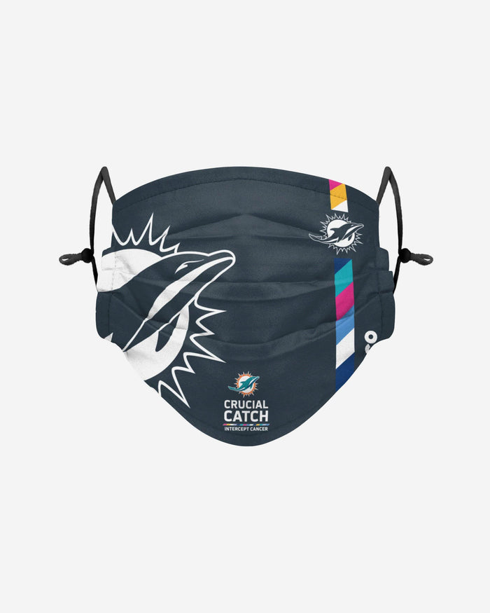 Miami Dolphins Crucial Catch Adjustable Face Cover FOCO - FOCO.com