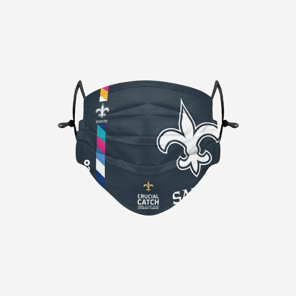 New Orleans Saints Crucial Catch Adjustable Face Cover FOCO - FOCO.com