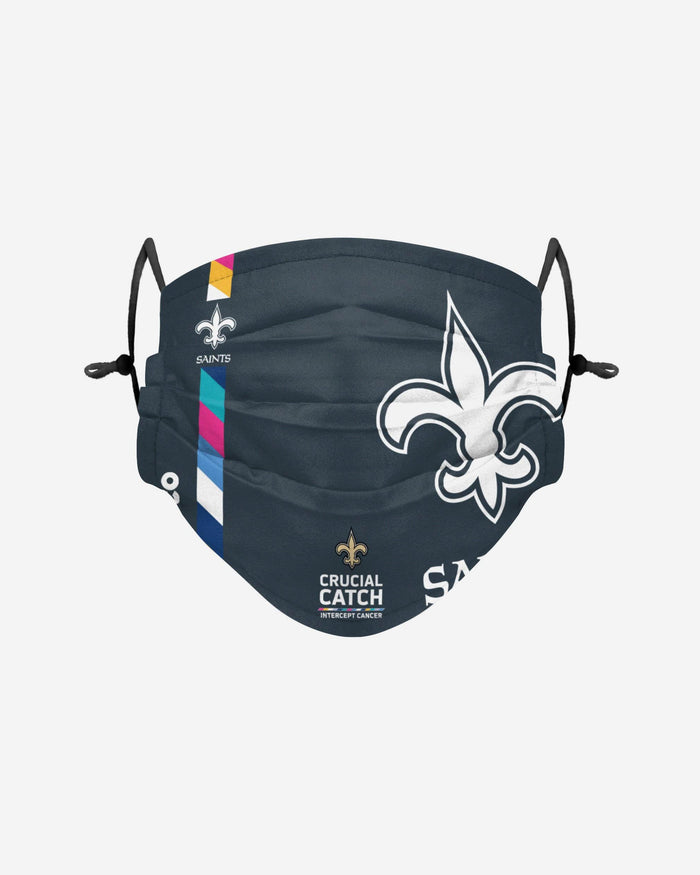 New Orleans Saints Crucial Catch Adjustable Face Cover FOCO - FOCO.com