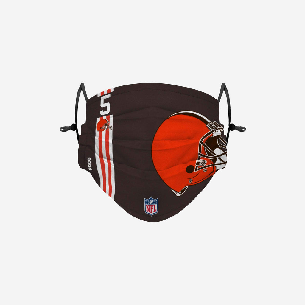 Case Keenum Cleveland Browns On-Field Sideline Logo Face Cover FOCO - FOCO.com