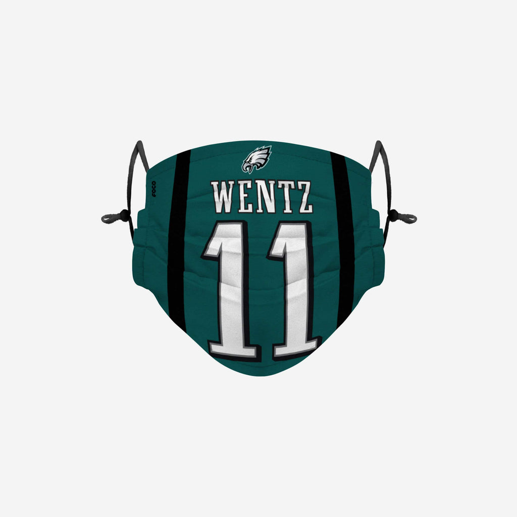 Carson Wentz Philadelphia Eagles Adjustable Face Cover FOCO - FOCO.com