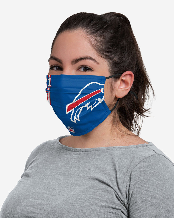 Jordan Poyer Buffalo Bills On-Field Sideline Logo Face Cover FOCO - FOCO.com