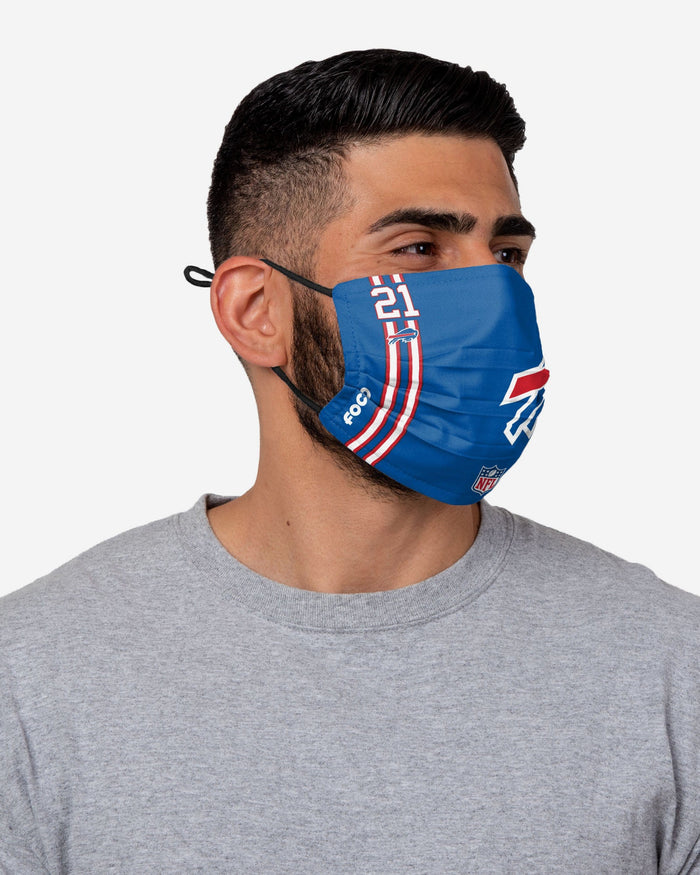 Jordan Poyer Buffalo Bills On-Field Sideline Logo Face Cover FOCO - FOCO.com