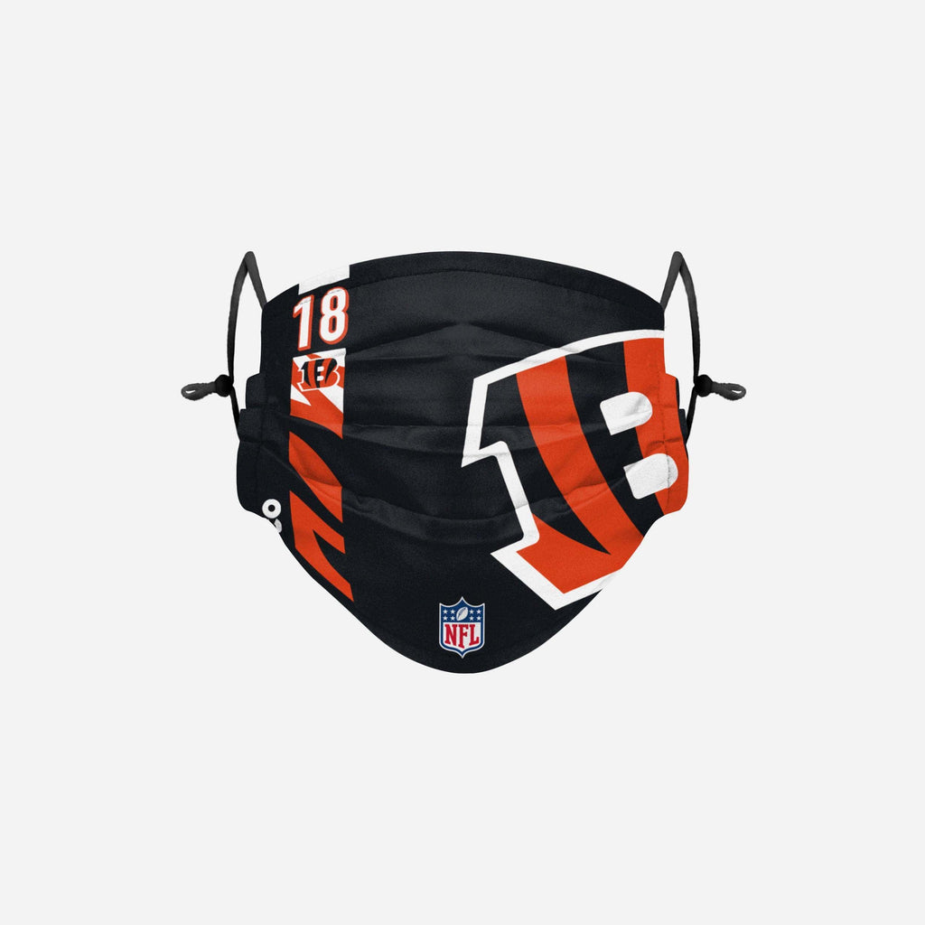 AJ Green Cincinnati Bengals On-Field Sideline Logo Face Cover FOCO - FOCO.com