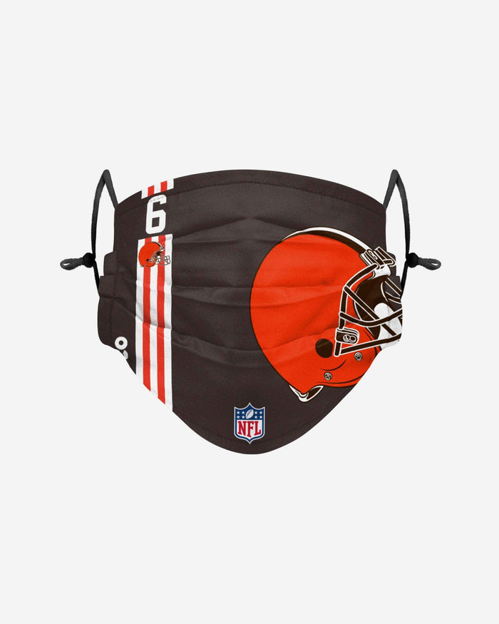 Baker Mayfield Cleveland Browns On-Field Sideline Logo Face Cover FOCO - FOCO.com
