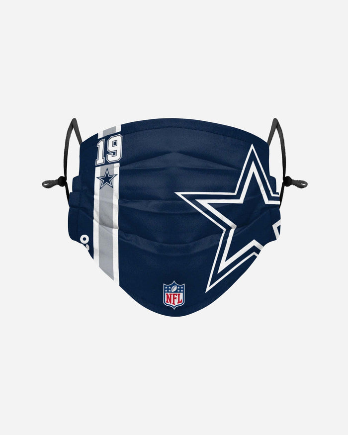 Amari Cooper Dallas Cowboys On-Field Sideline Logo Face Cover FOCO - FOCO.com