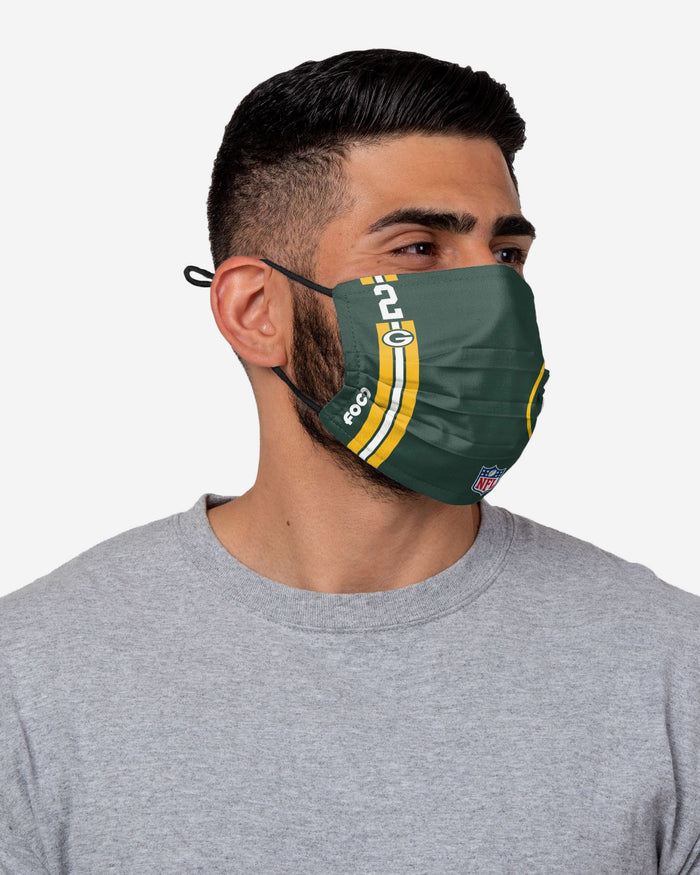 Mason Crosby Green Bay Packers On-Field Sideline Logo Face Cover FOCO - FOCO.com