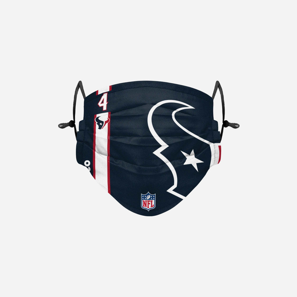 Deshaun Watson Houston Texans On-Field Sideline Logo Face Cover FOCO - FOCO.com