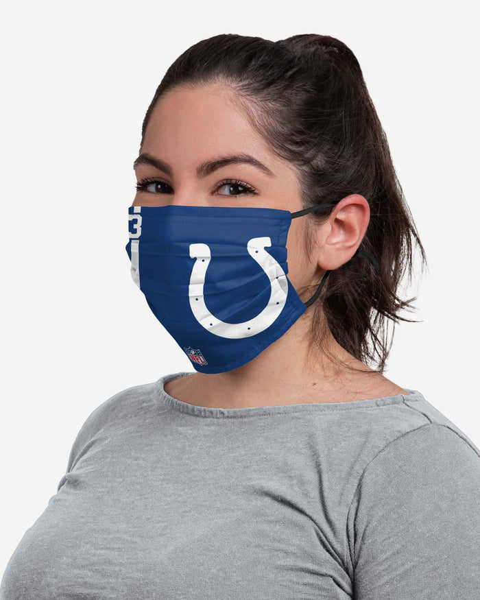 TY Hilton Indianapolis Colts On-Field Sideline Logo Face Cover FOCO - FOCO.com