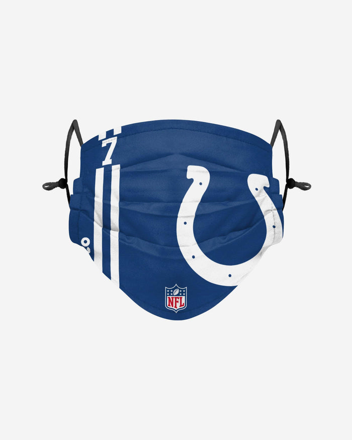 Jacoby Brissett Indianapolis Colts On-Field Sideline Logo Face Cover FOCO - FOCO.com