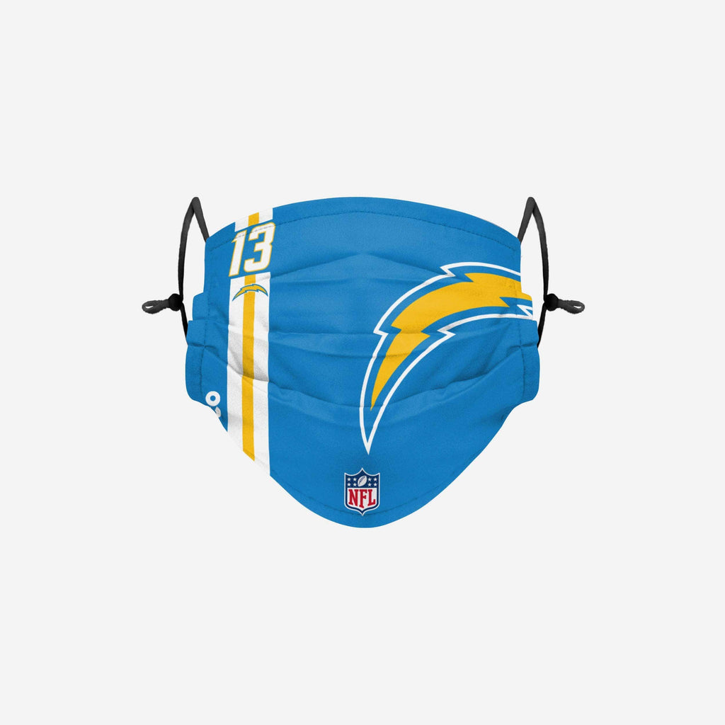 Keenan Allen Los Angeles Chargers On-Field Sideline Logo Face Cover FOCO - FOCO.com