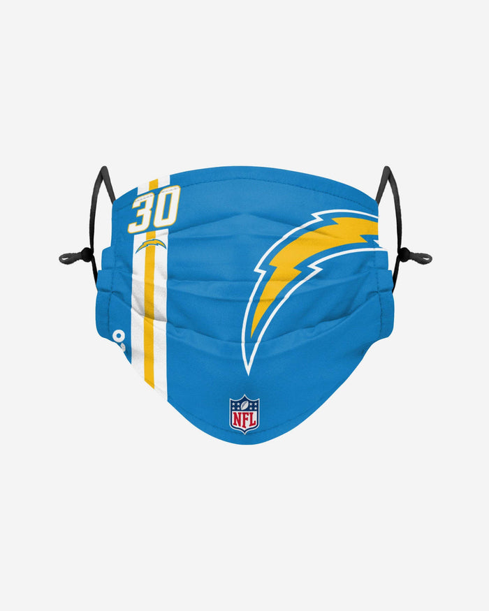 Austin Ekeler Los Angeles Chargers On-Field Sideline Logo Face Cover FOCO - FOCO.com
