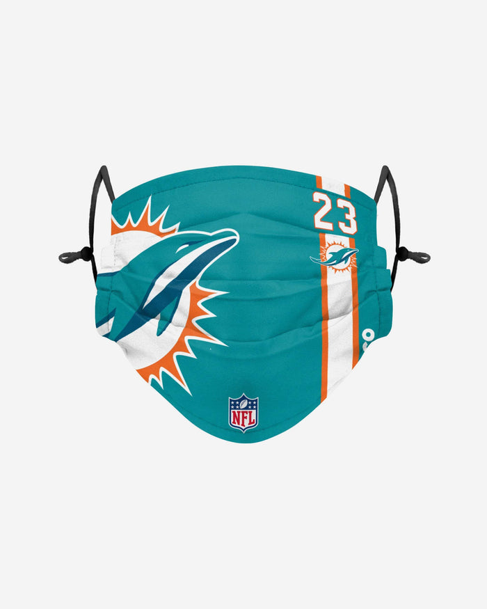 Noah Igbinoghene Miami Dolphins On-Field Sideline Logo Face Cover FOCO - FOCO.com