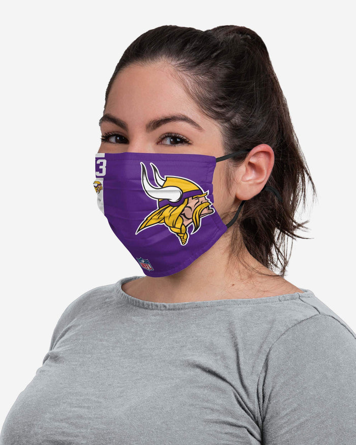 Dalvin Cook Minnesota Vikings On-Field Sideline Logo Face Cover FOCO - FOCO.com