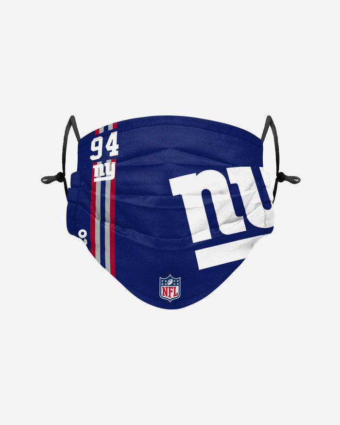 Dalvin Tomlinson New York Giants On-Field Sideline Logo Face Cover FOCO - FOCO.com