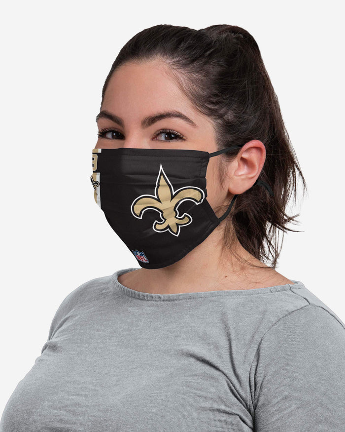 Drew Brees New Orleans Saints On-Field Sideline Logo Face Cover FOCO - FOCO.com
