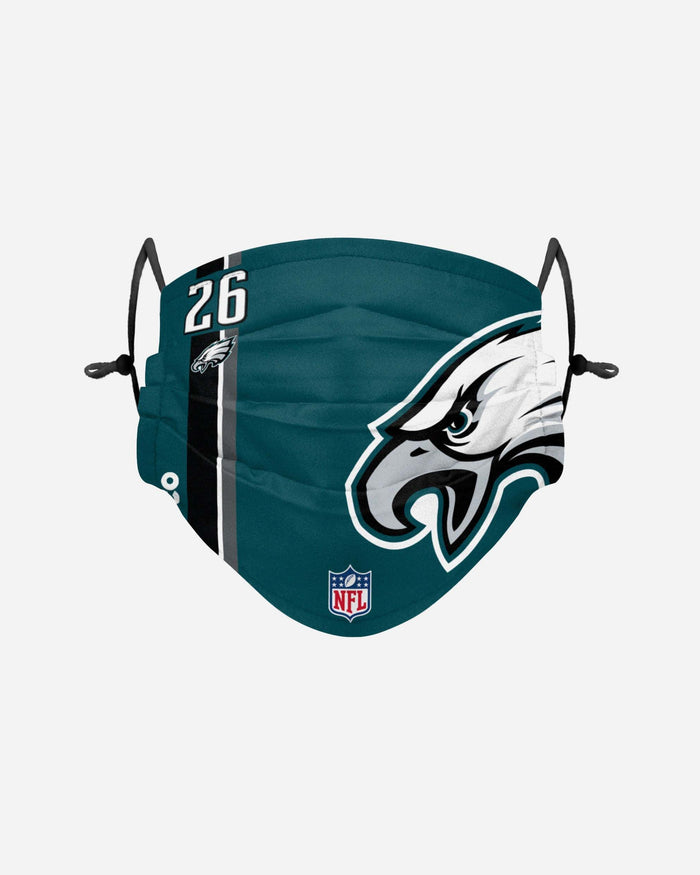 Miles Sanders Philadelphia Eagles On-Field Sideline Logo Face Cover FOCO - FOCO.com