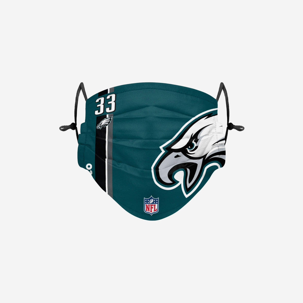 Elijah Holyfield Philadelphia Eagles On-Field Sideline Logo Face Cover FOCO - FOCO.com