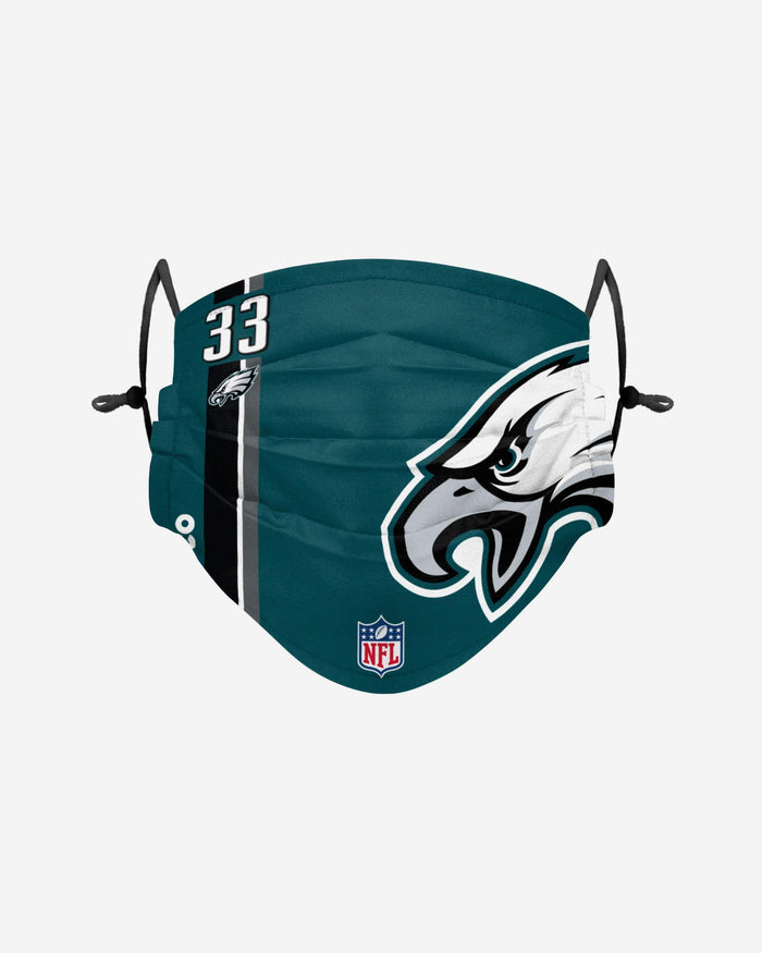 Elijah Holyfield Philadelphia Eagles On-Field Sideline Logo Face Cover FOCO - FOCO.com