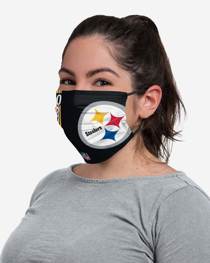 James Conner Pittsburgh Steelers On-Field Sideline Logo Face Cover FOCO - FOCO.com