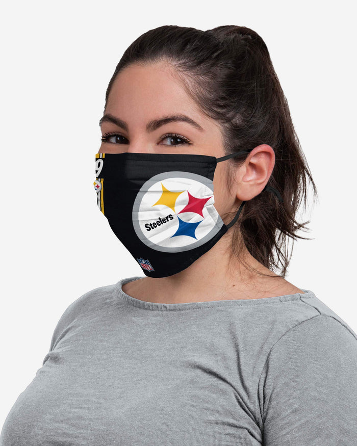 Juju Smith-Schuster Pittsburgh Steelers On-Field Sideline Logo Face Cover FOCO - FOCO.com