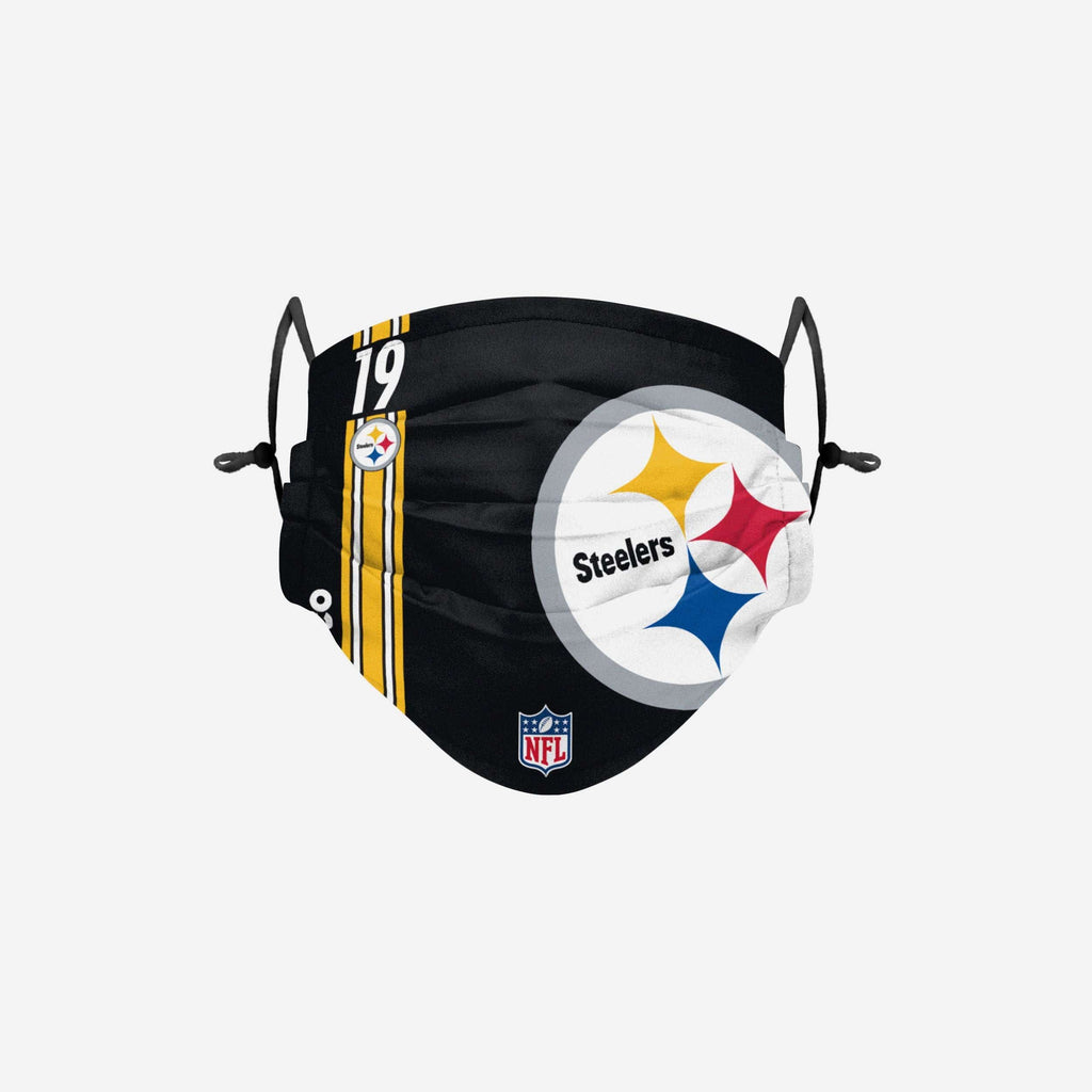 Juju Smith-Schuster Pittsburgh Steelers On-Field Sideline Logo Face Cover FOCO Adult - FOCO.com