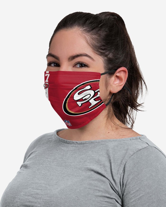 Nick Bosa San Francisco 49ers On-Field Sideline Logo Face Cover FOCO - FOCO.com