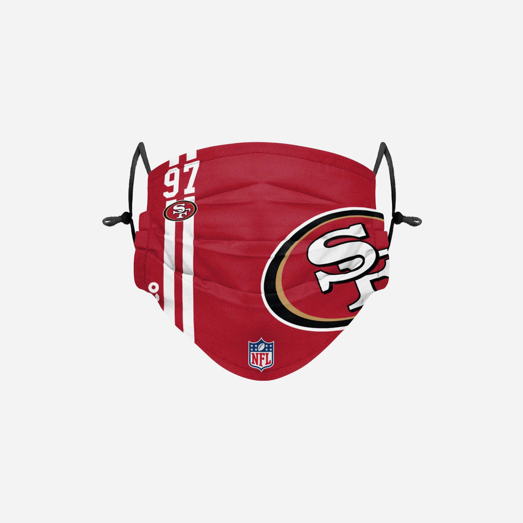 Nick Bosa San Francisco 49ers On-Field Sideline Logo Face Cover FOCO - FOCO.com