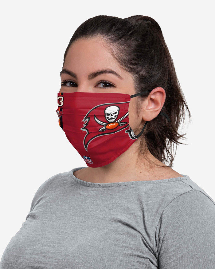 Mike Evans Tampa Bay Buccaneers On-Field Sideline Logo Face Cover FOCO - FOCO.com